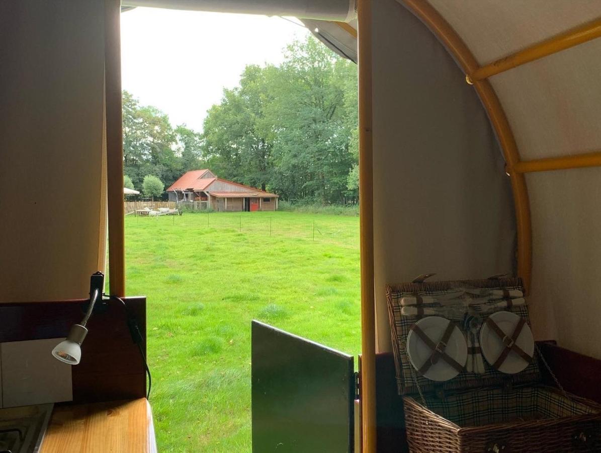 Huifkar In Landelijke Omgeving De Mersken 9 Ureterp Zewnętrze zdjęcie